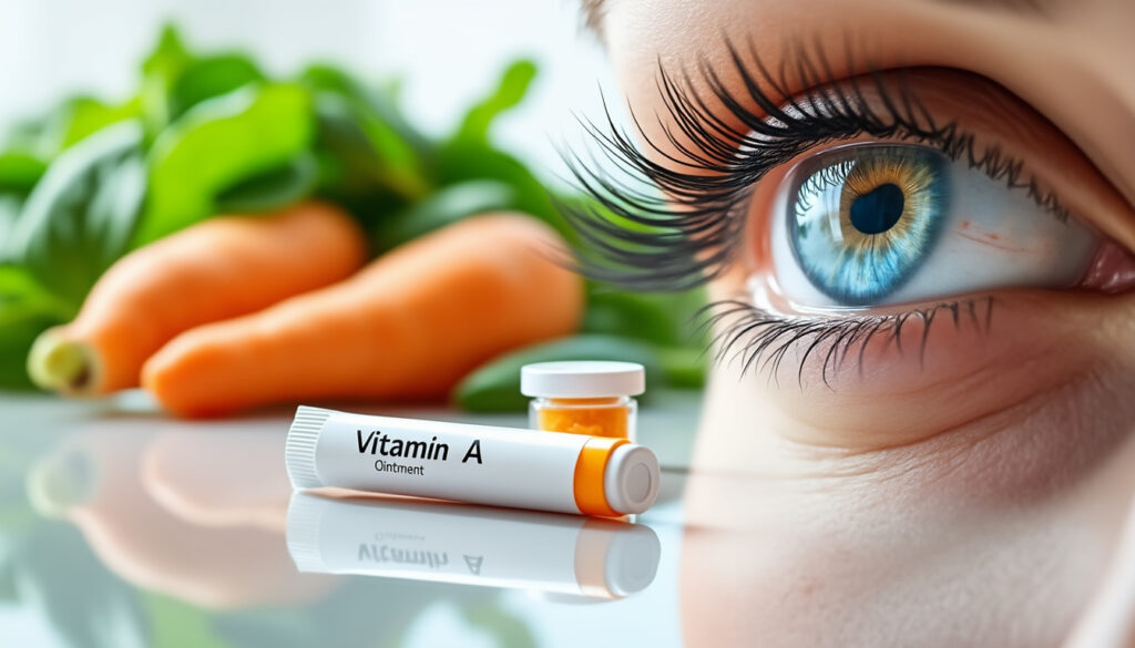 découvrez les avis et l'efficacité de la pommade ophtalmique à la vitamine a pour le soin et la protection de vos yeux.